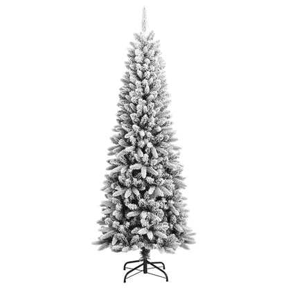 Künstlicher Weihnachtsbaum mit Schnee 240 cm PVC und PE