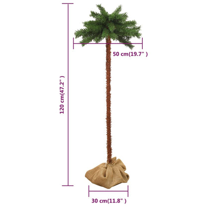 Künstliche Palme mit LEDs 120 cm