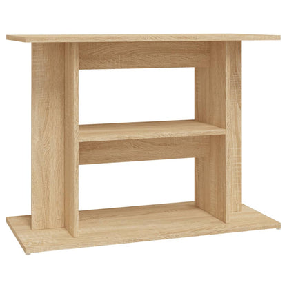 Aquariumstandaard 80x35x60 cm bewerkt hout sonoma eikenkleurig