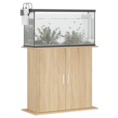 Aquariumständer 81x36x73 cm verarbeitetes Holz Sonoma Eiche Farbe