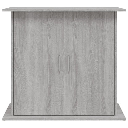 Aquariumstandaard 81x36x73 cm bewerkt hout grijs sonoma eiken