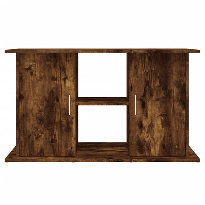 Aquariumstandaard 101x41x58 cm bewerkt hout gerookt eikenkleur