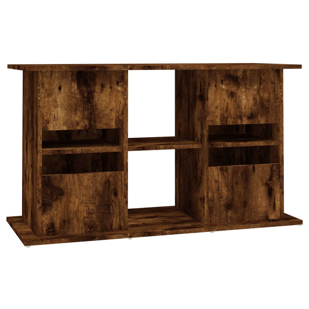 Aquariumstandaard 101x41x58 cm bewerkt hout gerookt eikenkleur