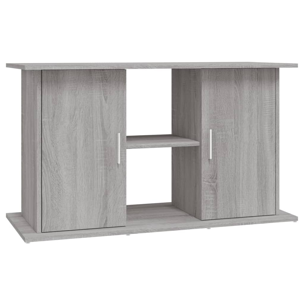 Aquariumstandaard 101x41x58 cm bewerkt hout grijs sonoma eiken