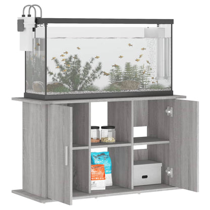 Aquariumstandaard 101x41x58 cm bewerkt hout grijs sonoma eiken