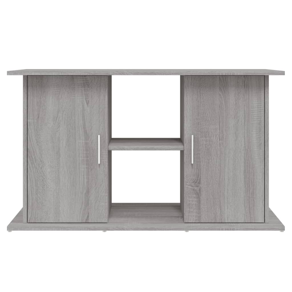 Aquariumstandaard 101x41x58 cm bewerkt hout grijs sonoma eiken