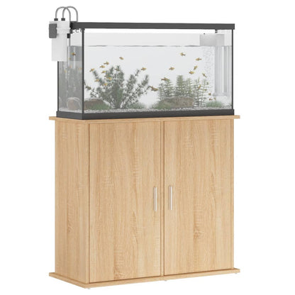 Aquariumstandaard 81x36x73 cm bewerkt hout sonoma eikenkleurig