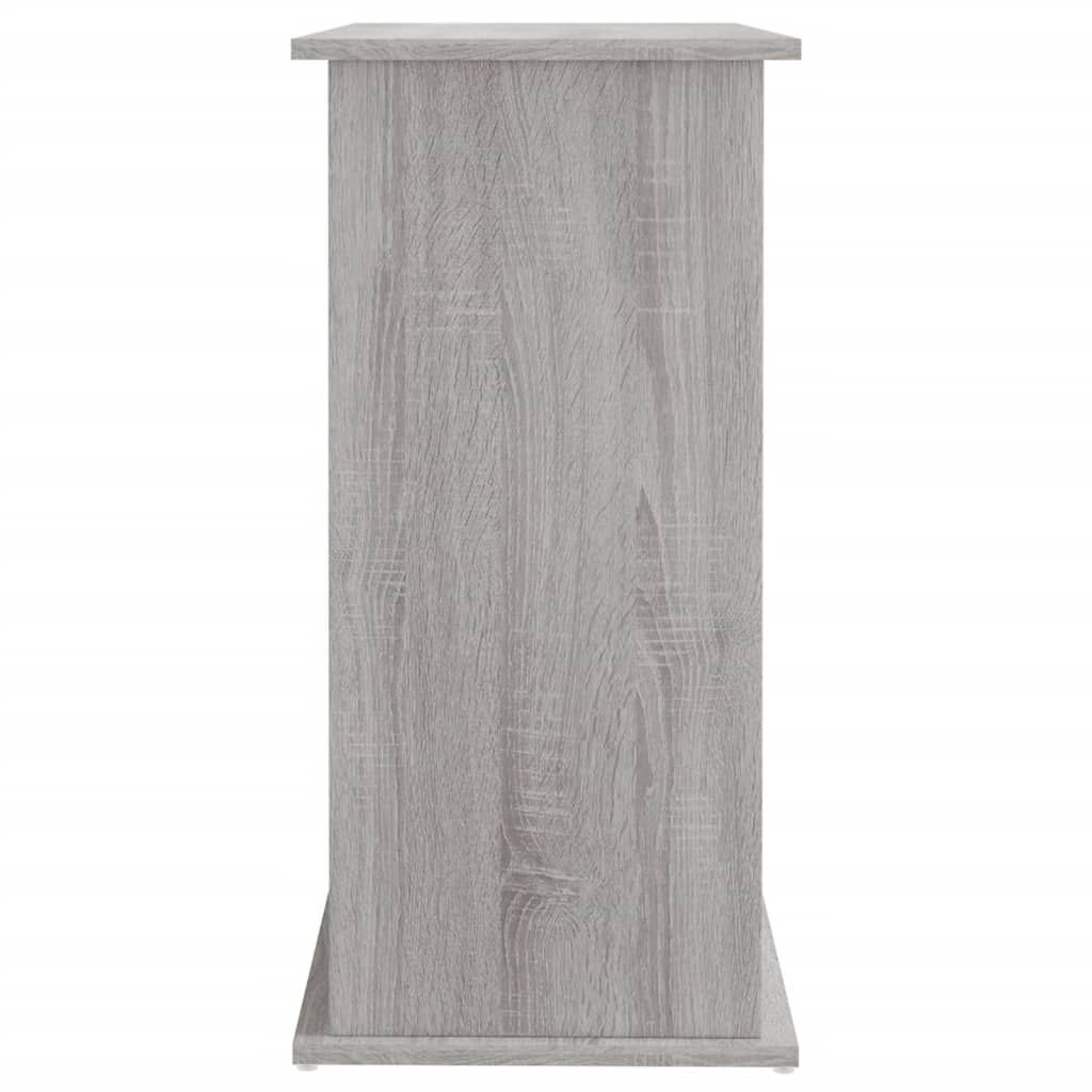 Aquariumstandaard 81x36x73 cm bewerkt hout grijs sonoma eiken