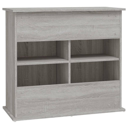 Aquariumstandaard 81x36x73 cm bewerkt hout grijs sonoma eiken