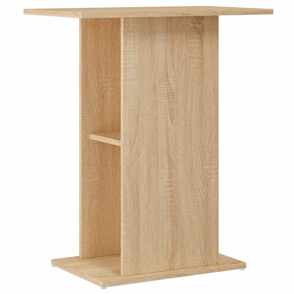 Aquariumstandaard 60,5x36x72,5 cm bewerkt hout sonoma eiken