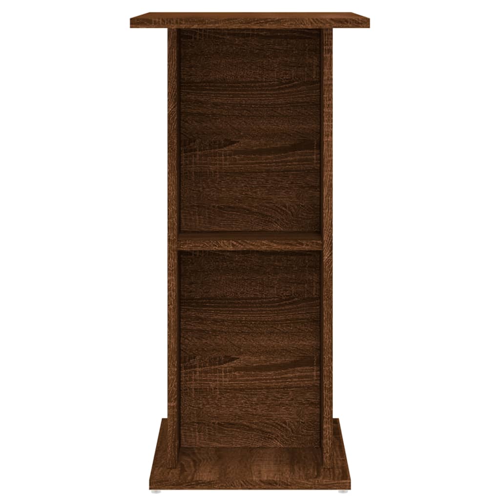 Aquariumstandaard 60,5x36x72,5 cm bewerkt hout bruin eikenkleur