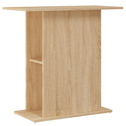 Aquariumstandaard 75x36x72,5 cm bewerkt hout sonoma eiken