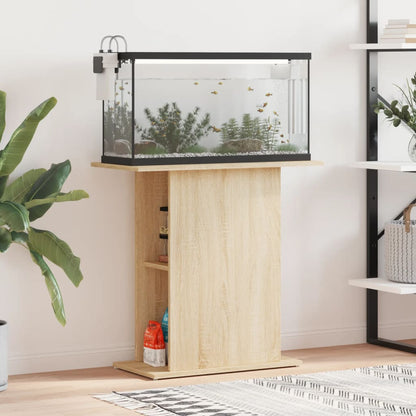 Aquariumstandaard 75x36x72,5 cm bewerkt hout sonoma eiken