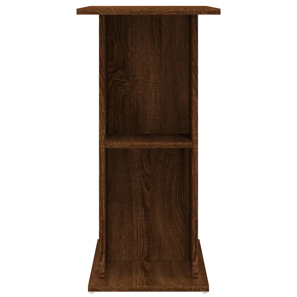 Aquariumstandaard 75x36x72,5 cm bewerkt hout bruin eikenkleur