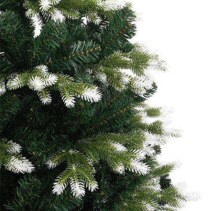 Künstlicher Weihnachtsbaum mit Scharnieren und Schnee 120 cm