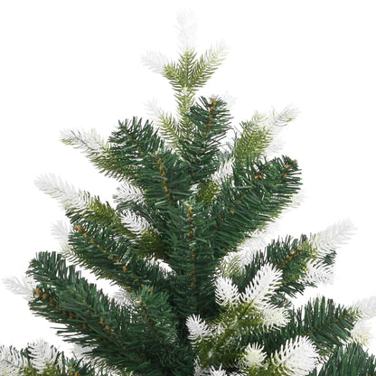 Künstlicher Weihnachtsbaum mit Scharnieren und Schnee 120 cm