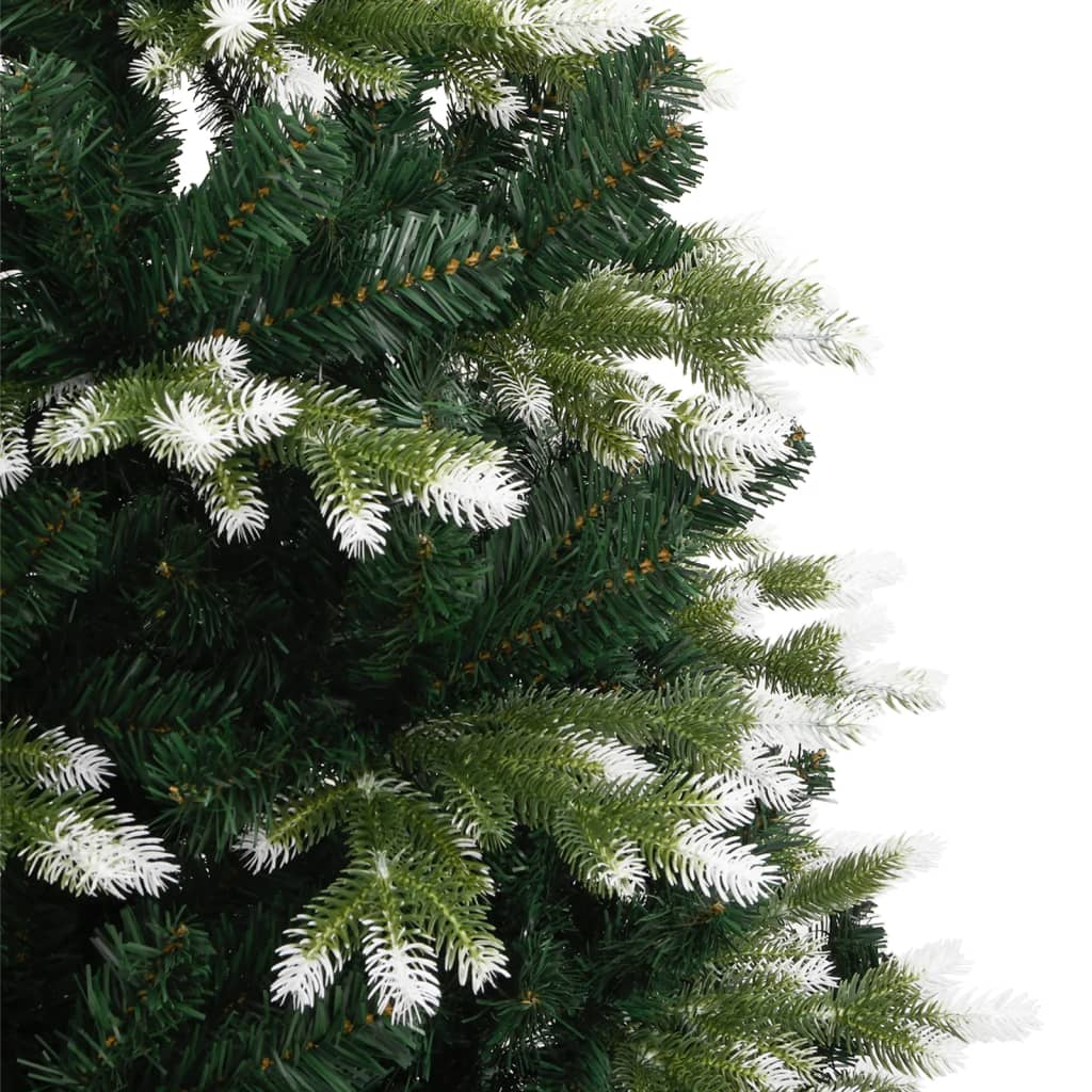 Künstlicher Weihnachtsbaum mit Scharnieren und Schnee 210 cm