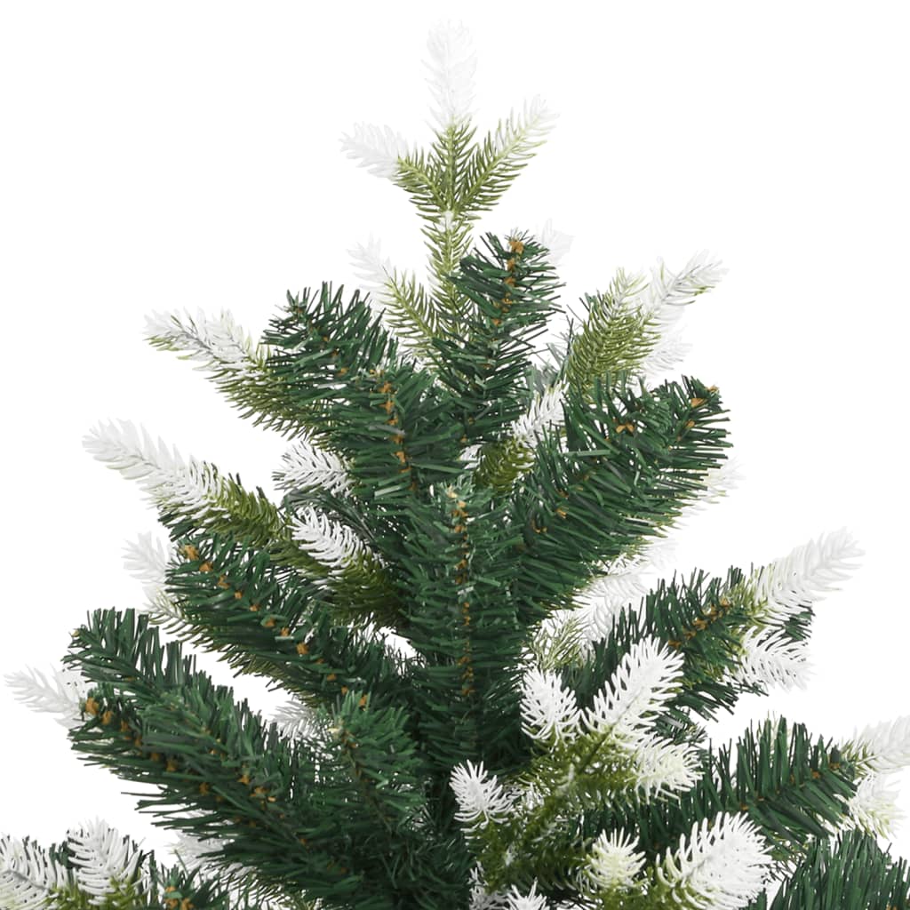 Künstlicher Weihnachtsbaum mit Scharnieren und Schnee 210 cm