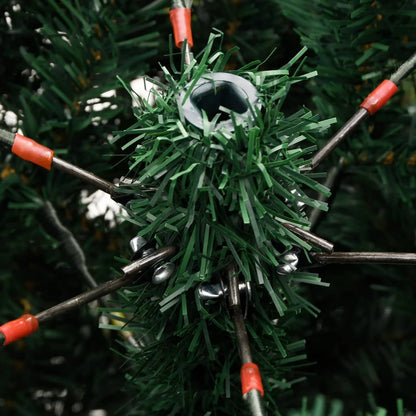 Künstlicher Weihnachtsbaum mit Scharnieren und Ständer 210 cm