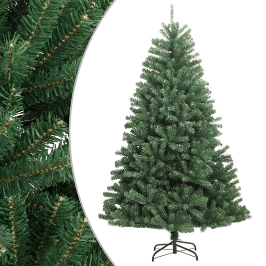 Künstlicher Weihnachtsbaum mit Scharnieren und Ständer 150 cm