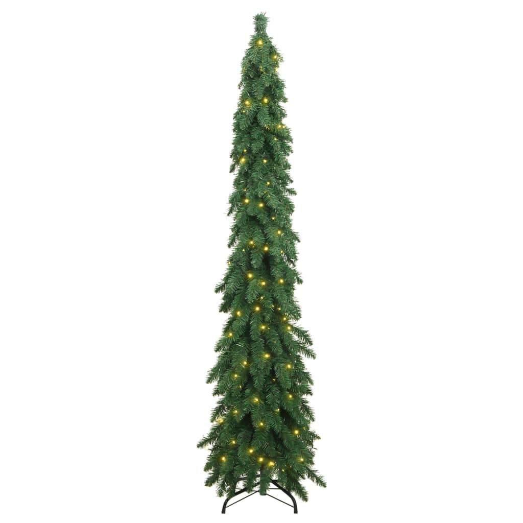 Kunstkerstboom met verlichting 100 LED's 180 cm