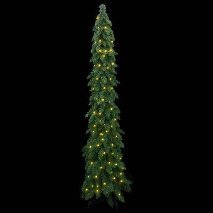 Kunstkerstboom met verlichting 130 LED's 210 cm