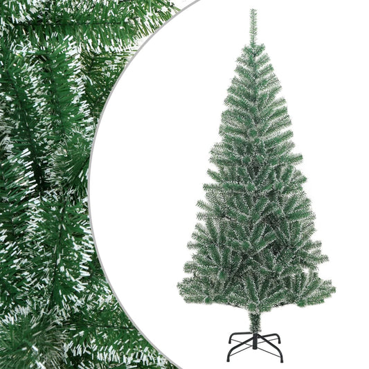 Künstlicher Weihnachtsbaum mit Schnee 210 cm grün