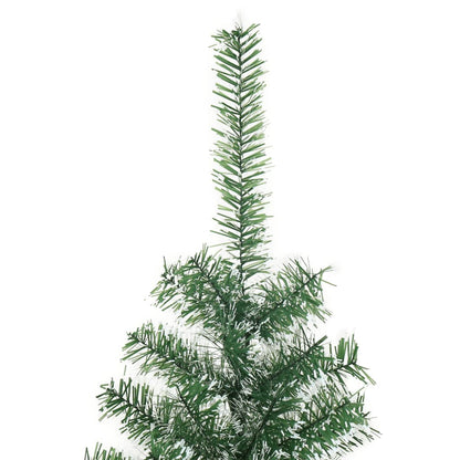 Künstlicher Weihnachtsbaum mit Schnee 210 cm grün