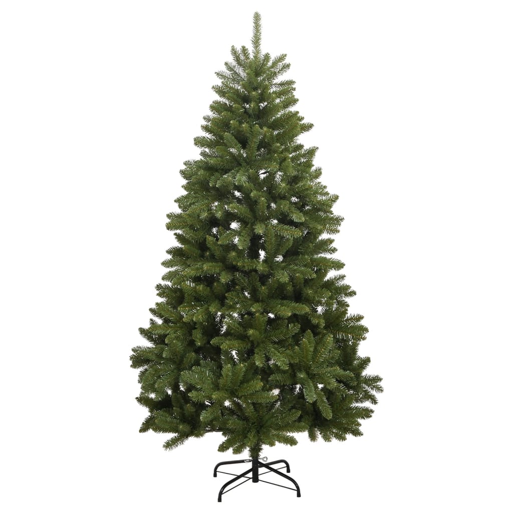 Künstlicher Weihnachtsbaum mit Scharnieren und Ständer 180 cm grün