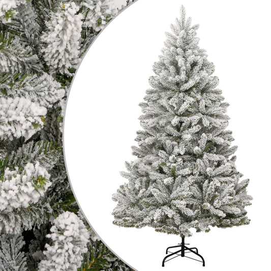 Artificial Christmas tree with hinges and snow 300 cm