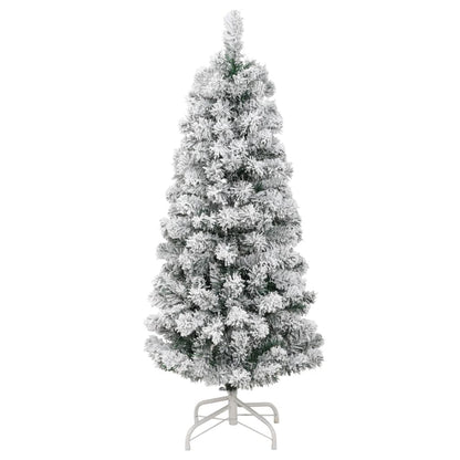 Künstlicher Weihnachtsbaum mit Scharnieren und Schnee 150 cm