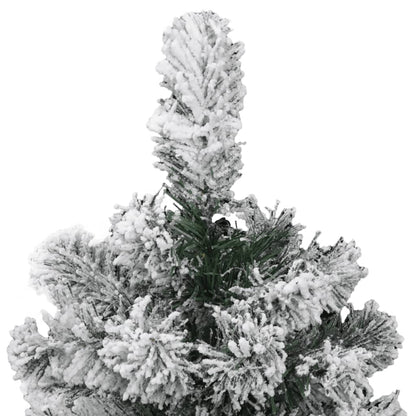 Künstlicher Weihnachtsbaum mit Scharnieren und Schnee 150 cm