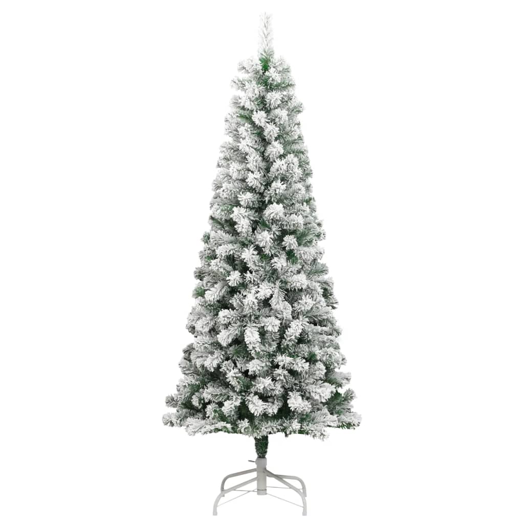 Künstlicher Weihnachtsbaum mit Scharnieren und Schnee 180 cm