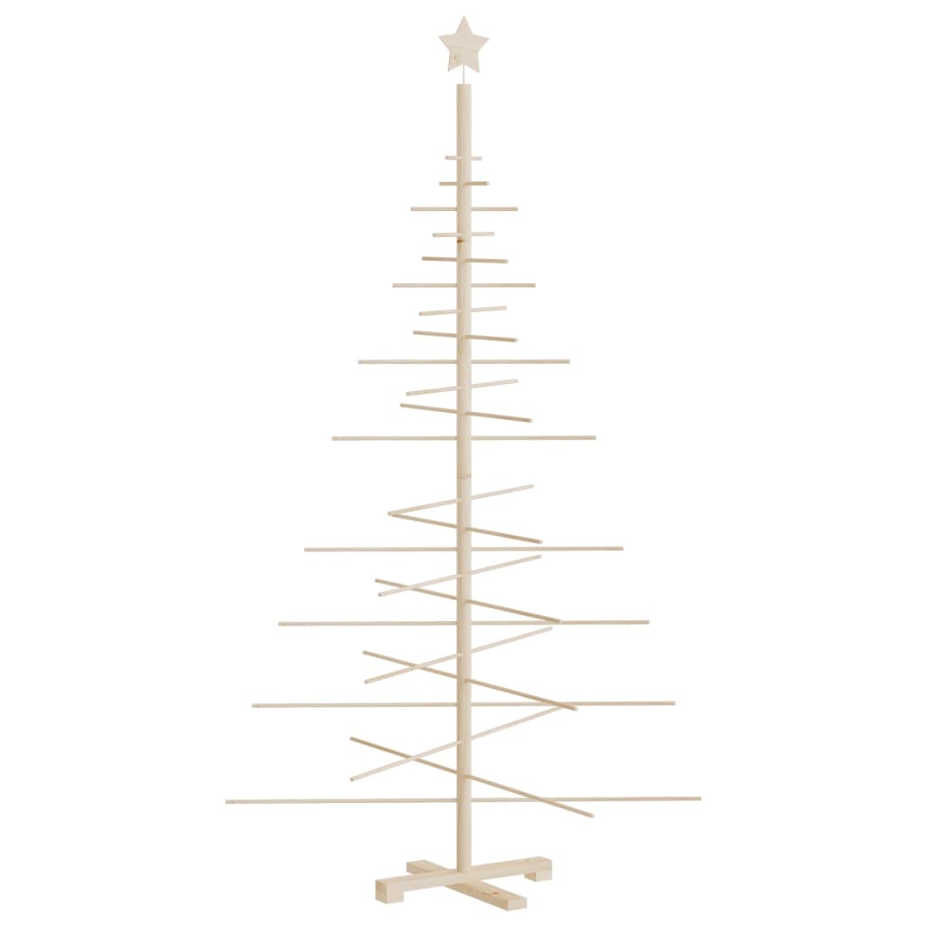 Weihnachtsdekoration Weihnachtsbaum 180 cm Kiefernholz massiv