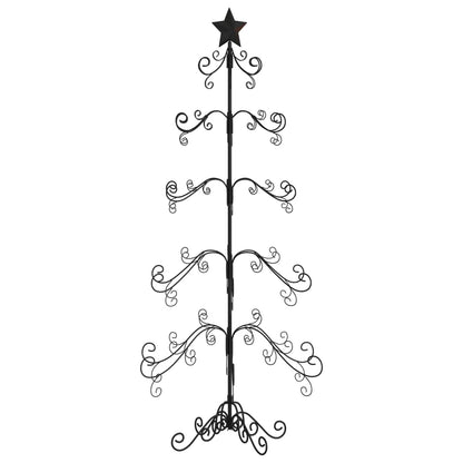 Weihnachtsdekoration Weihnachtsbaum 150 cm Metall schwarz