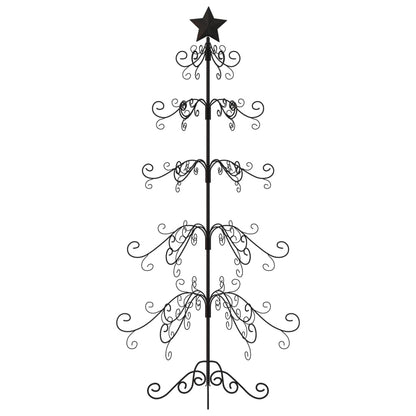 Weihnachtsdekoration Weihnachtsbaum 150 cm Metall schwarz