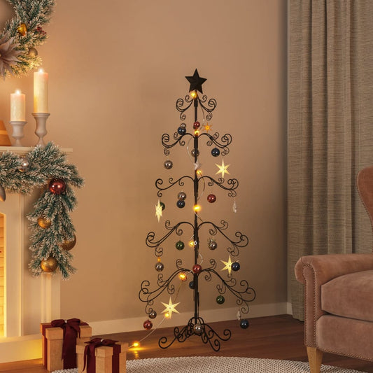 Christmas decoration Christmas tree 150 cm metal black