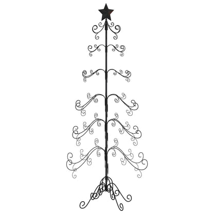 Weihnachtsdekoration Weihnachtsbaum 215 cm Metall schwarz