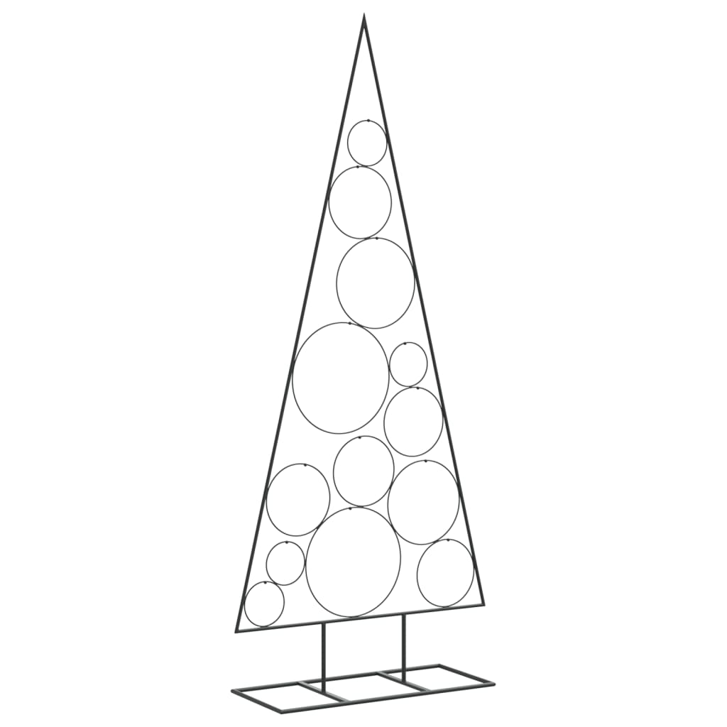 Weihnachtsdekoration Weihnachtsbaum 150 cm Metall schwarz