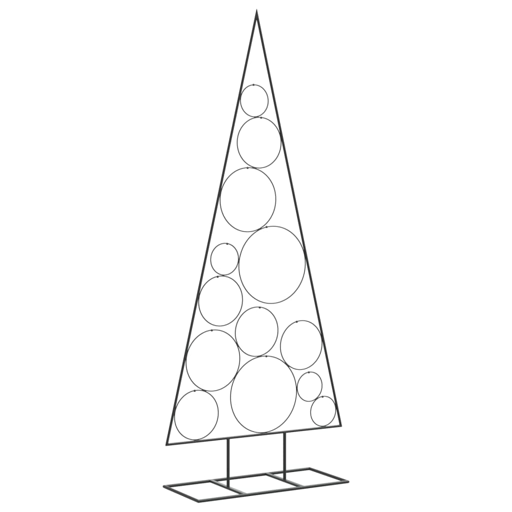 Weihnachtsdekoration Weihnachtsbaum 150 cm Metall schwarz