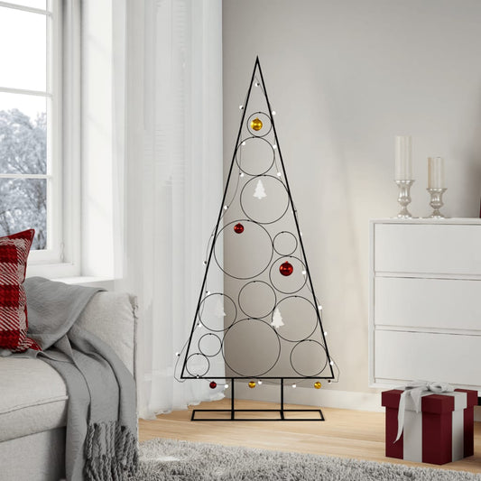 Christmas decoration Christmas tree 150 cm metal black