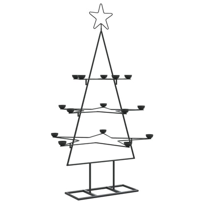 Weihnachtsdekoration Weihnachtsbaum 105 cm Metall schwarz