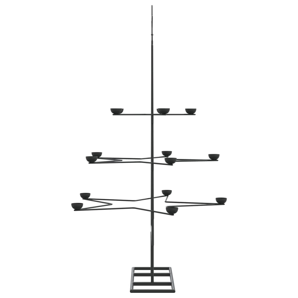 Weihnachtsdekoration Weihnachtsbaum 105 cm Metall schwarz