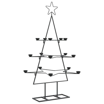 Weihnachtsdekoration Weihnachtsbaum 105 cm Metall schwarz