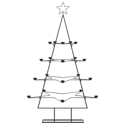 Weihnachtsdekoration Weihnachtsbaum 140 cm Metall schwarz