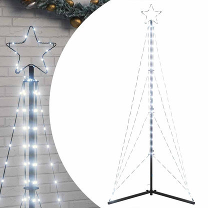 Kerstboomverlichting 363 koudwitte LED's 182 cm