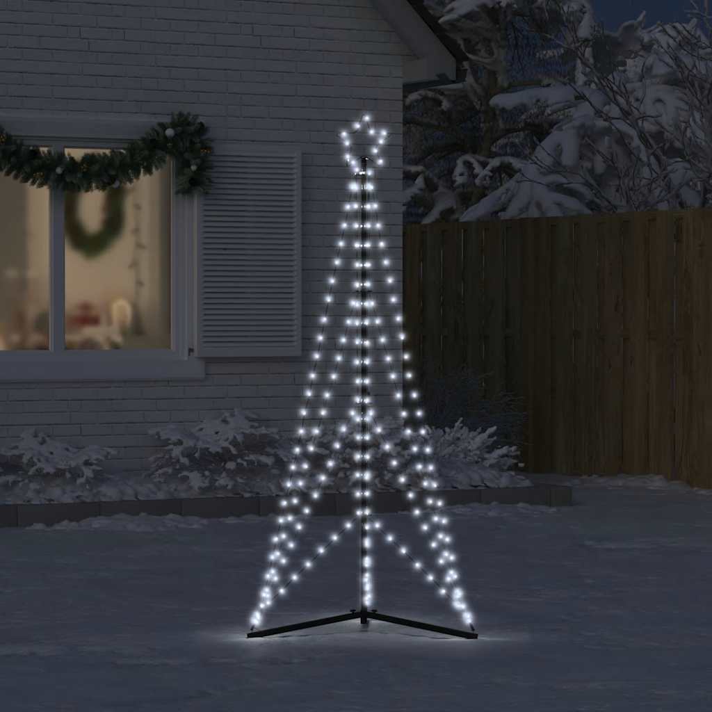 Kerstboomverlichting 363 koudwitte LED's 182 cm