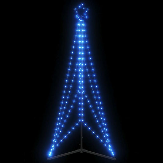 Weihnachtsbaumbeleuchtung 363 blaue LEDs 182 cm