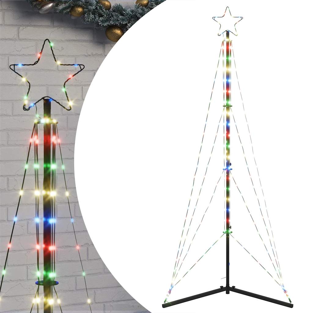 Kerstboomverlichting 363 kleurrijke LED's 182 cm