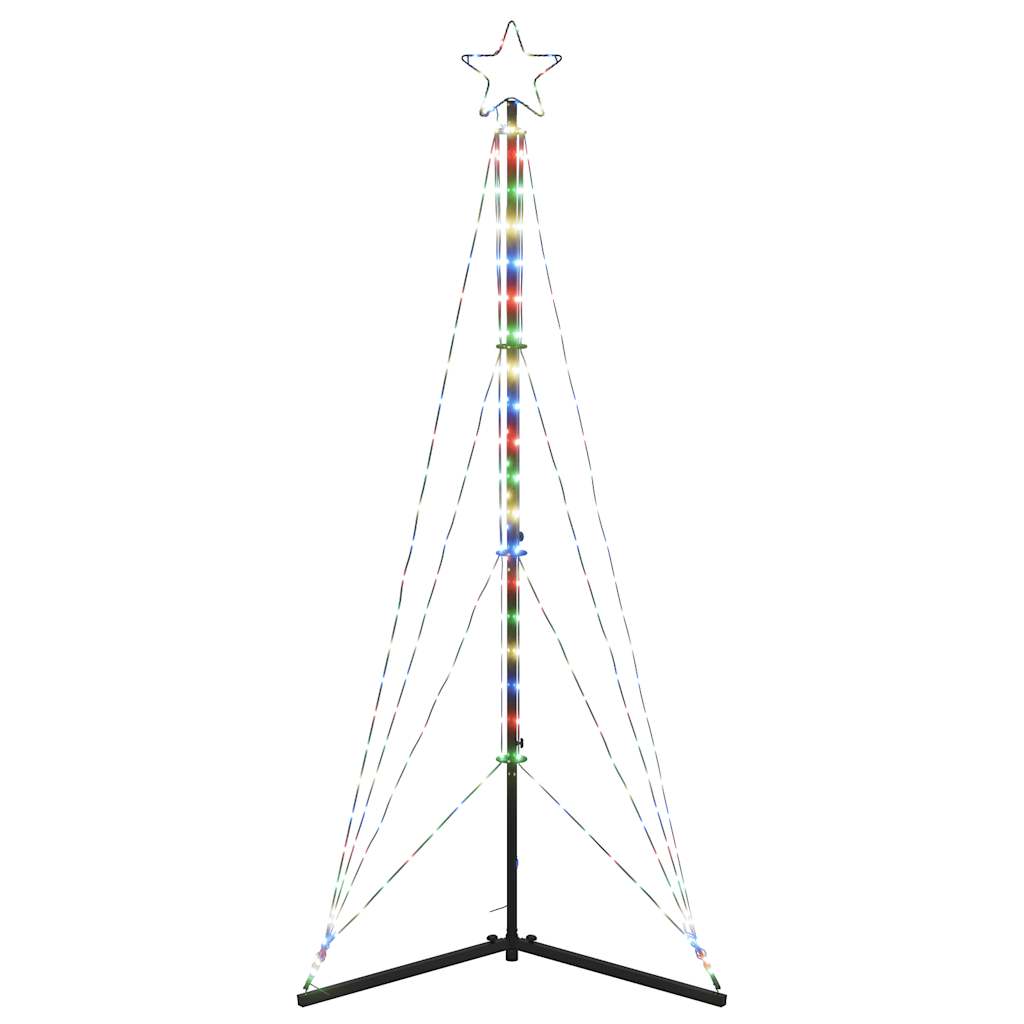 Kerstboomverlichting 363 kleurrijke LED's 182 cm